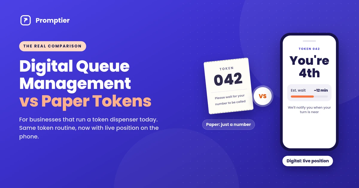 Digital Queue Management vs Paper Tokens: The Real Comparison