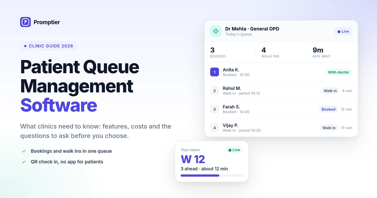 Patient Queue Management Software: What Clinics Need to Know